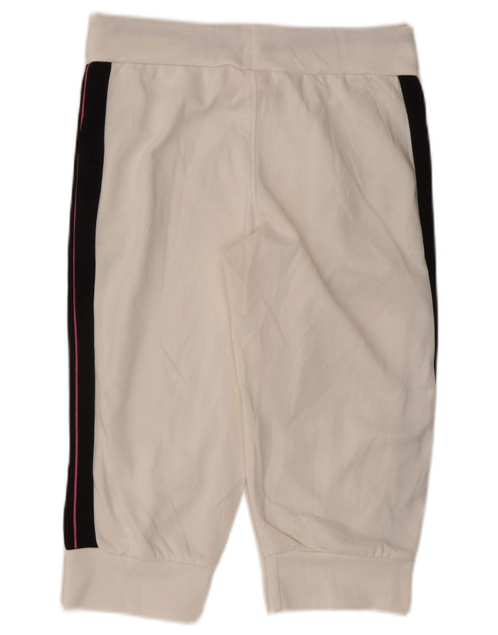 PUMA Damen Sportshorts UK 12 Mittelweiß Farbblock