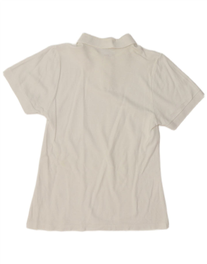 Champion Damen Poloshirt UK 14 Large Weiß