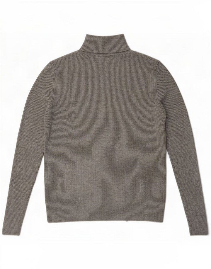 Marks & Spencer Damen Top Langarm UK 12 Mittelgrau