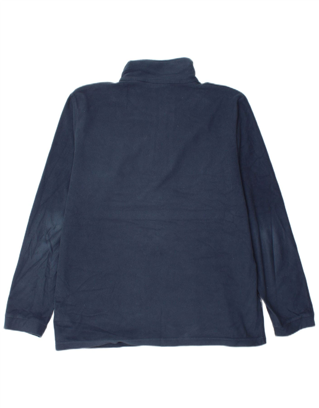MOUNTAIN WAREHOUSE Herren-Fleecepullover mit Reißverschluss am Hals, groß, marineblaues Polyester
