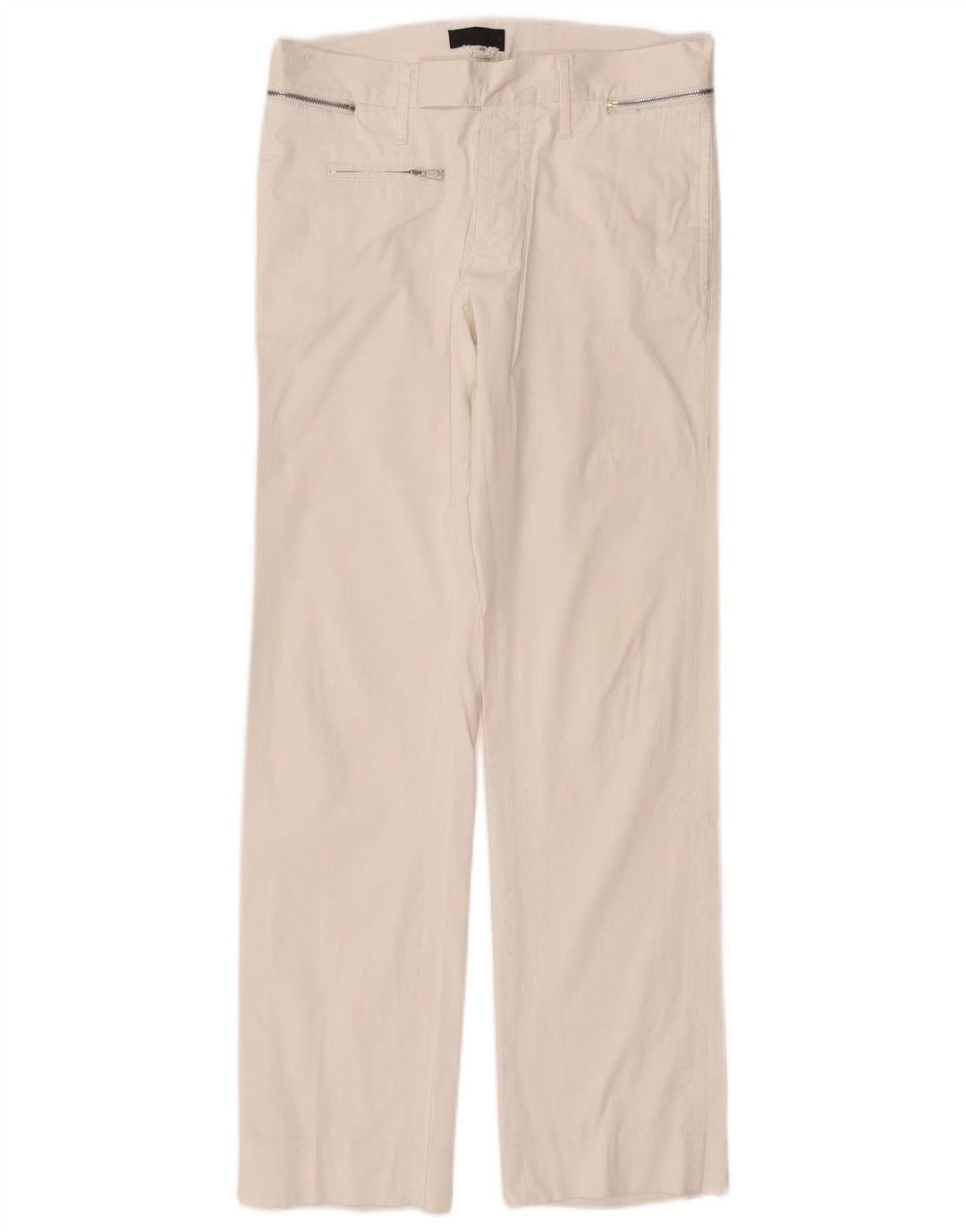 RICHMOND Damen Gerade Freizeithose IT 46 Large W32 L31 Weiß