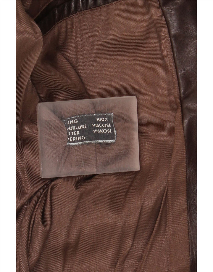 Vintage Herren Lederjacke UK 36 Small Brown