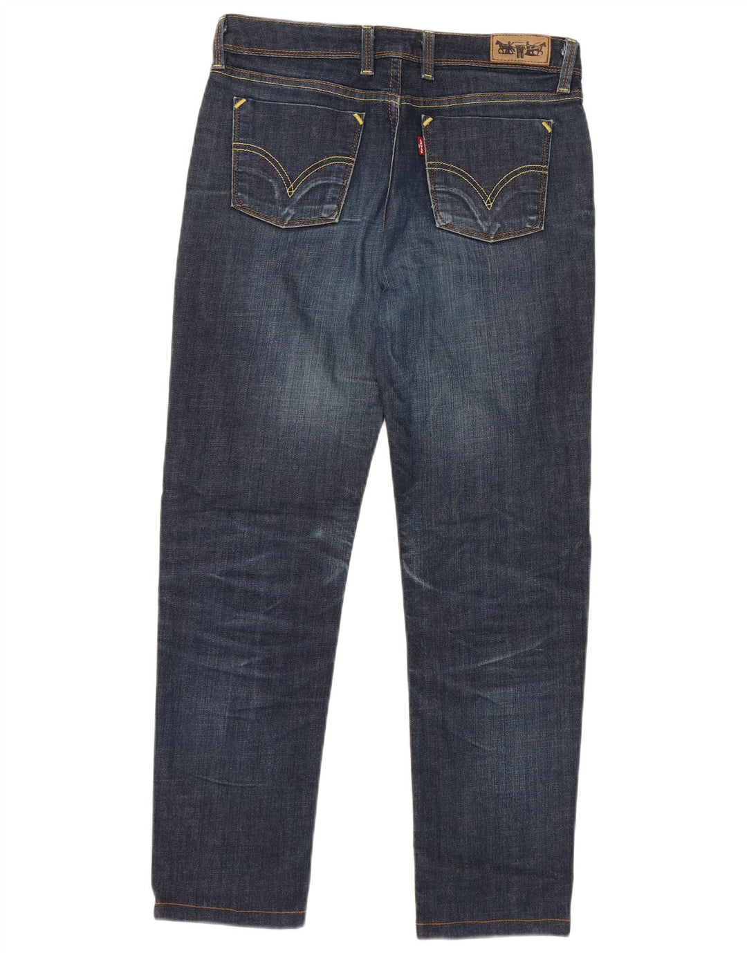 Levi's Damen Slim Jeans W30 L27 Marineblau Baumwolle