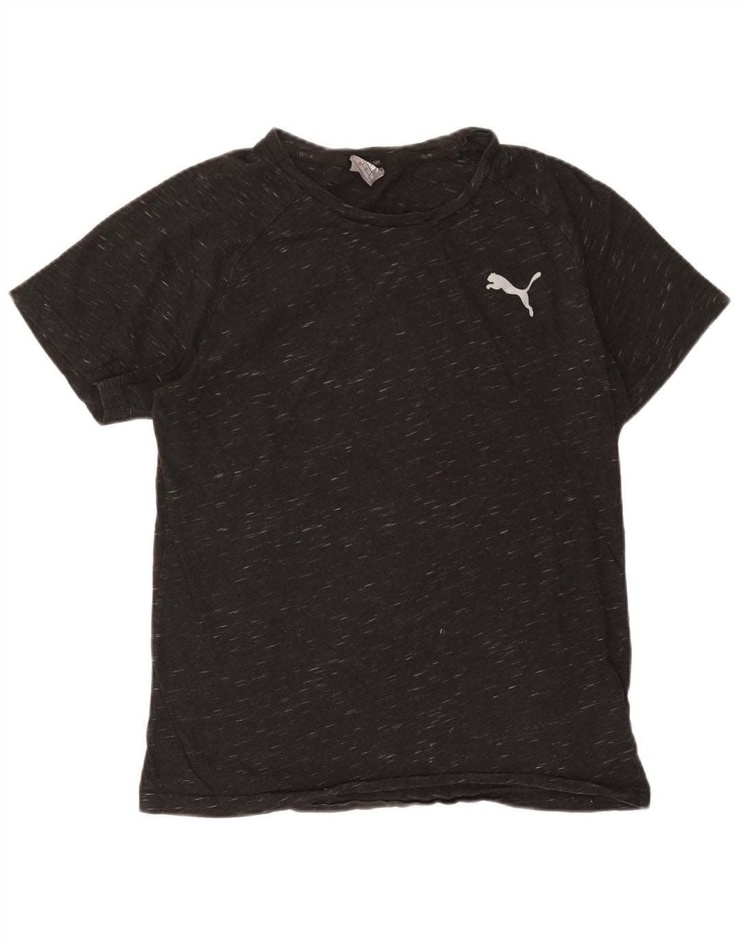 Puma Herren T-Shirt Top Large Grau meliert Baumwolle