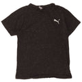 Puma Herren T-Shirt Top Large Grau meliert Baumwolle