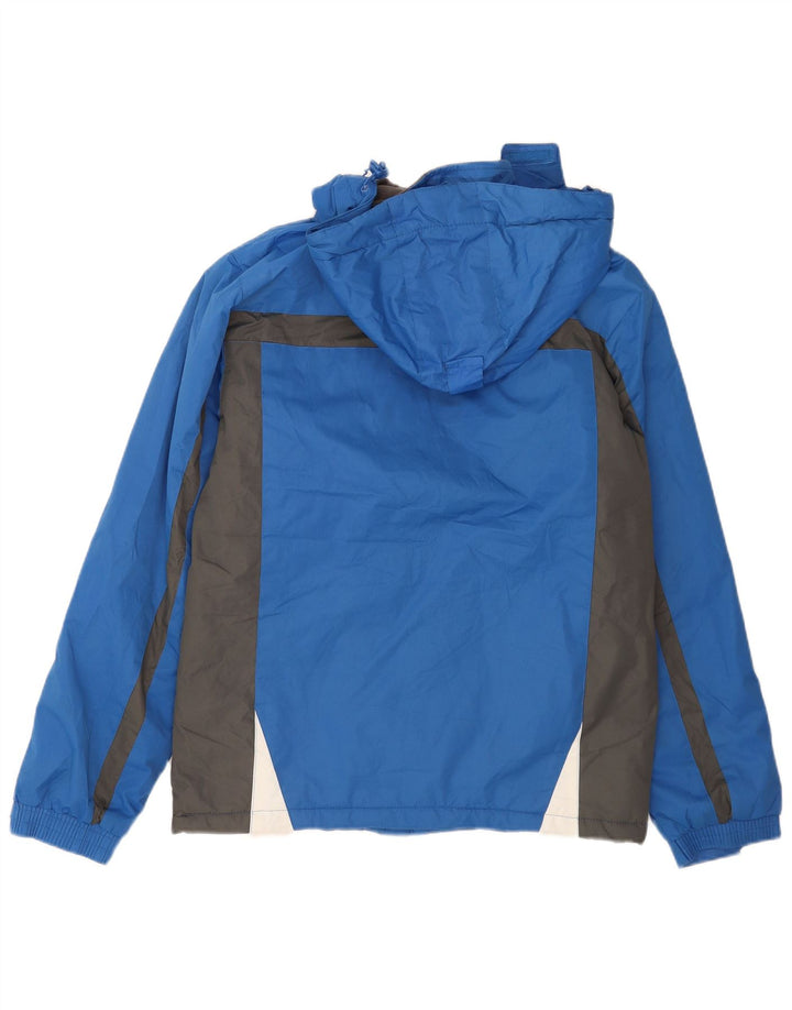 Mountain Warehouse Herren-Skijacke mit Kapuze, UK 36, Small, Blau, Farbblock