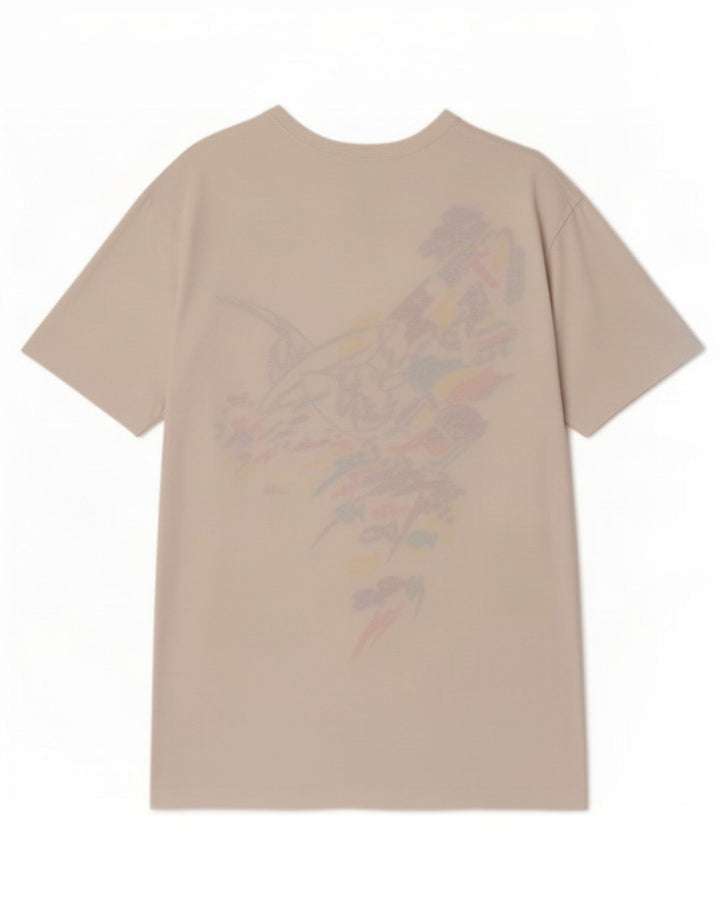 Fila Herren T-Shirt mit Grafik, Größe S, Weiß
