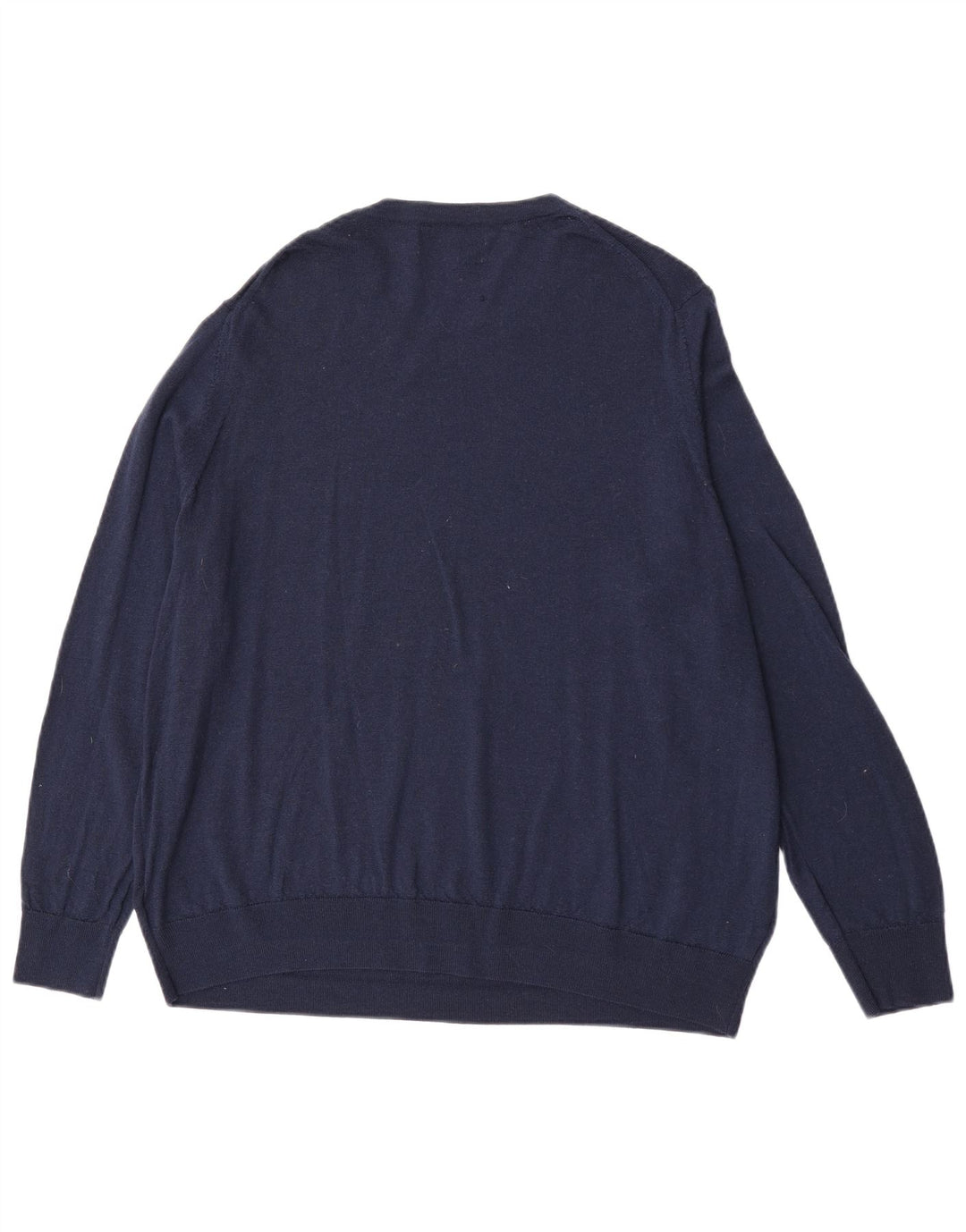 Marks & Spencer Damen-Pullover mit Rundhalsausschnitt, UK 20 2XL, Marineblau