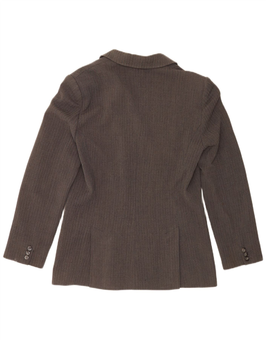 Max Mara Damen-Wochenende-Blazer-Jacke, UK 16, großes graues Chevron