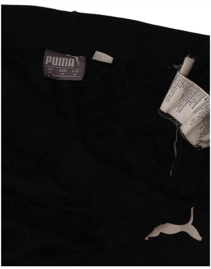 Puma Slim-Trainingshose für Herren, mittelgroß, Schwarz, Polyester, Sport