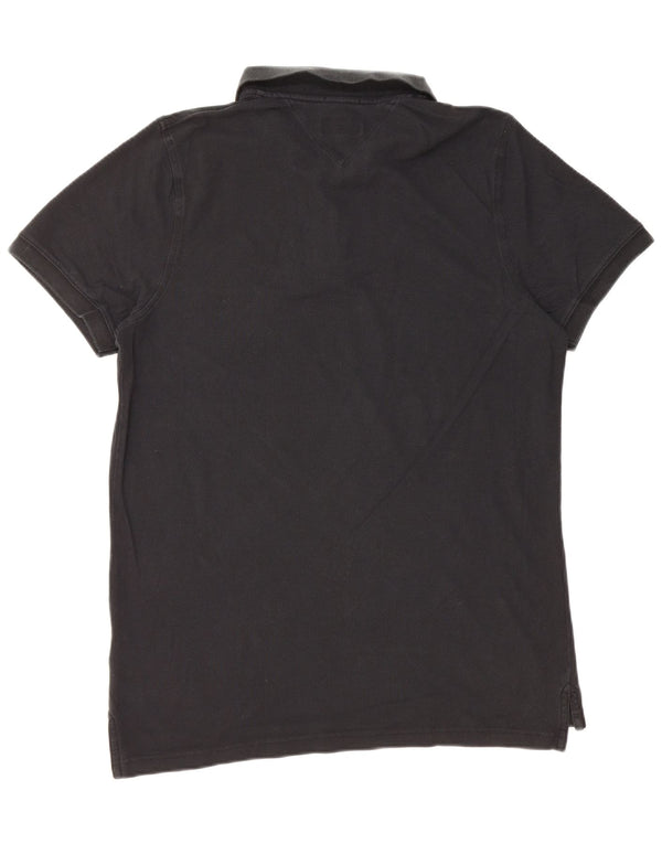 Tommy Hilfiger Herren Slim Fit Poloshirt XL Schwarz Baumwolle