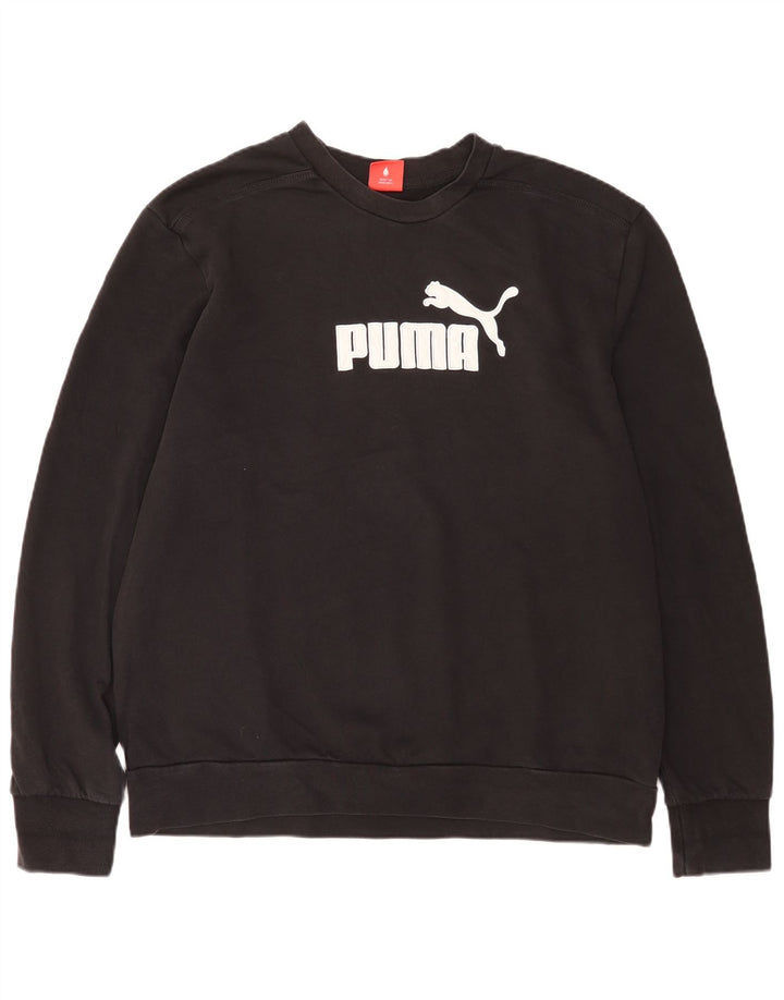 Puma Herren Graphic Sweatshirt Pullover 2XL Schwarz Baumwolle
