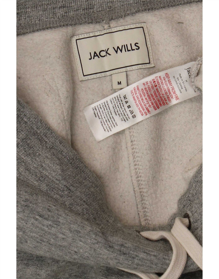 Jack Wills Herren-Trainingsanzughose mit grafischem Muster, Mittelgrau meliert