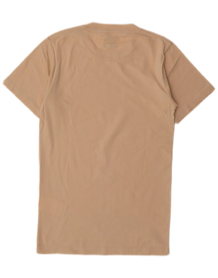 VANS Herren Classic Fit T-Shirt Top XS Beige Baumwolle