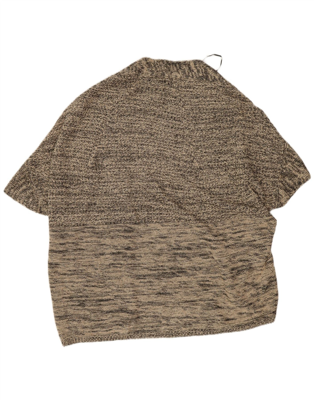 Massimo Dutti Damen Ponchopullover UK 14 Mittelgrau meliert