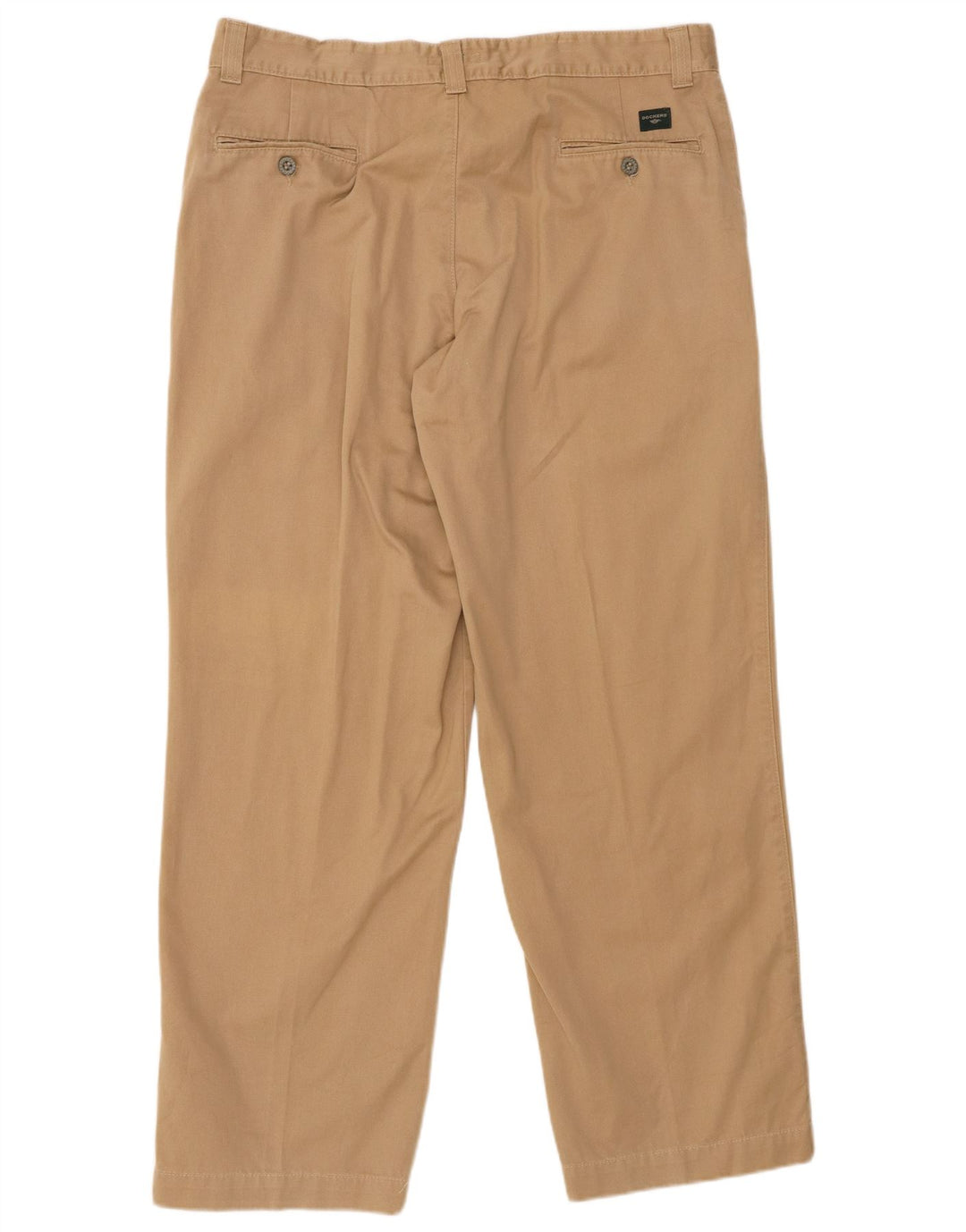 DOCKERS Herren Khakis Straight Chino Hose W36 L32 Beige