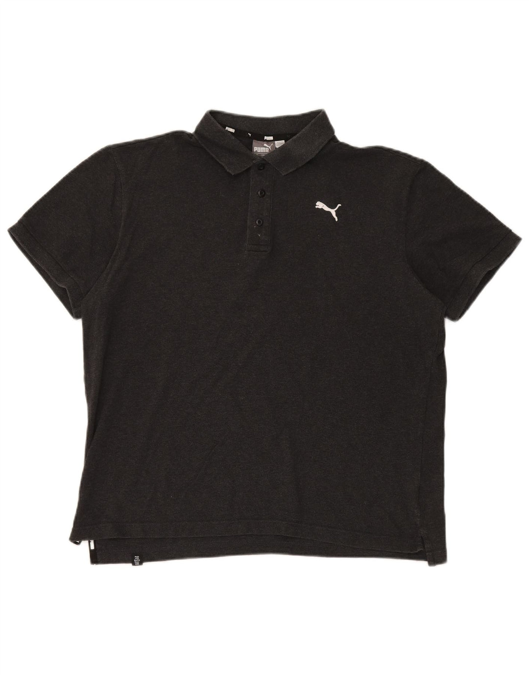 Puma Herren Poloshirt Große graue Baumwolle