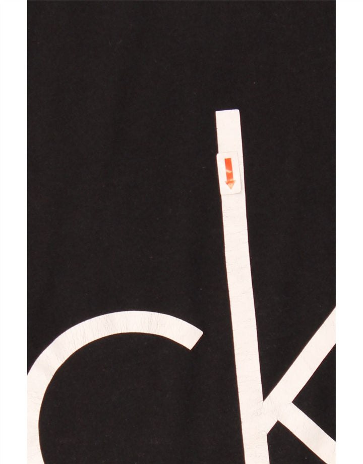 Calvin Klein Herren T-Shirt mit Grafik, Größe L, Schwarz
