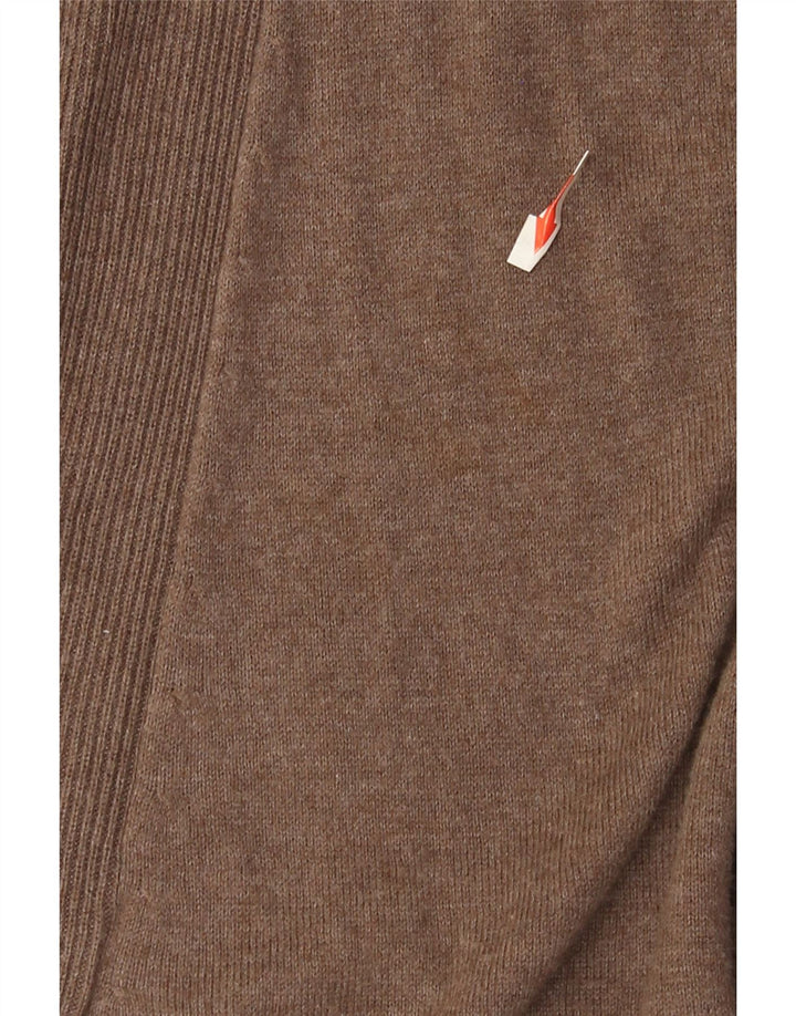 Marks & Spencer Damen Pulloverkleid UK 14 Mittelbraune Baumwolle