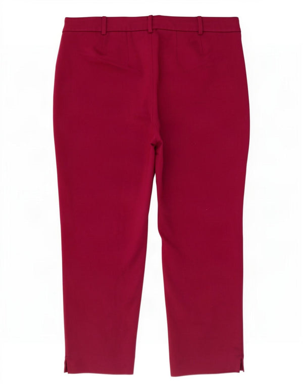 Marks & Spencer Damen Slim Cropped-Hose UK 16 Large W38 L24 Kastanienbraun