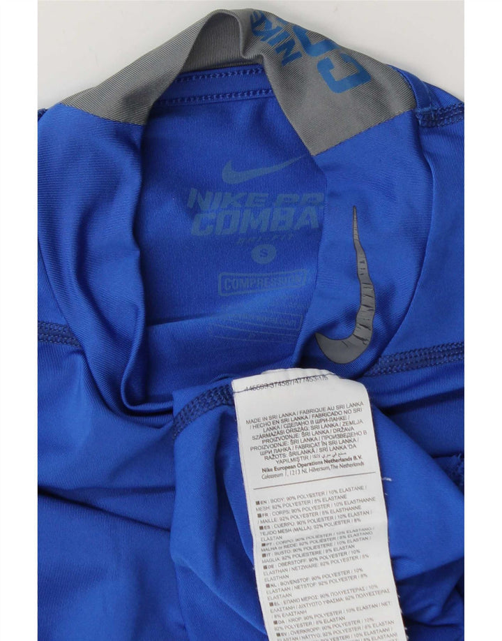 Nike Herren Dri Fit Top Langarm Small Blau Polyester