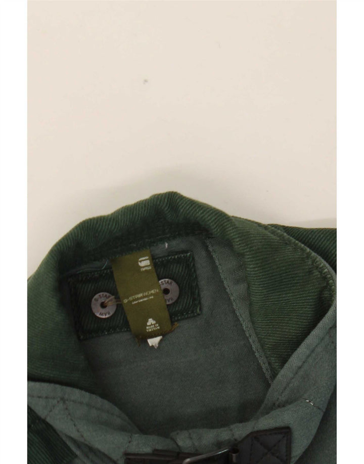 G-Star Herren-Jeanshemd, Größe S, grüne Baumwolle
