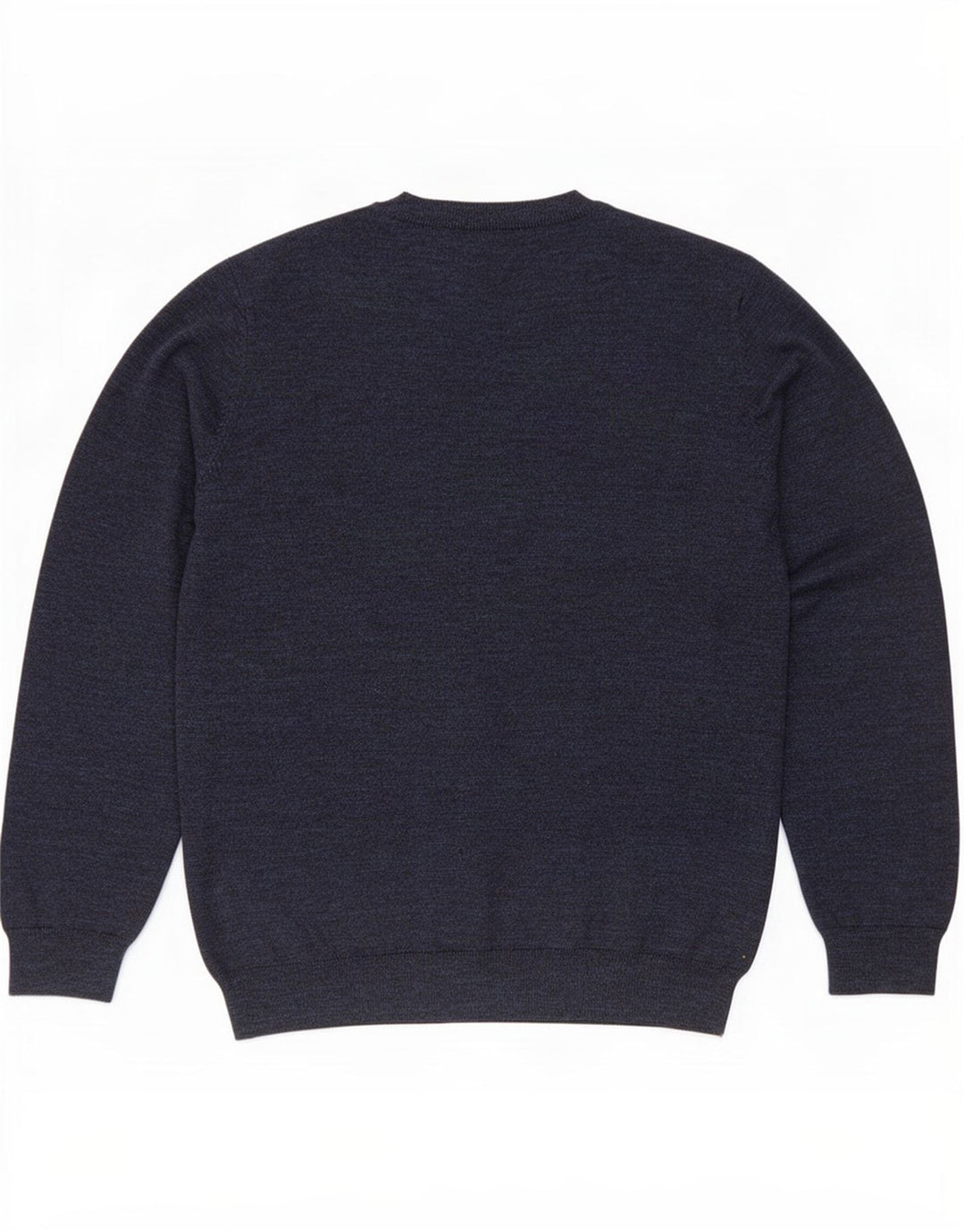 M&Co Herren-Pullover mit Rundhalsausschnitt, XL, marineblaue Baumwolle