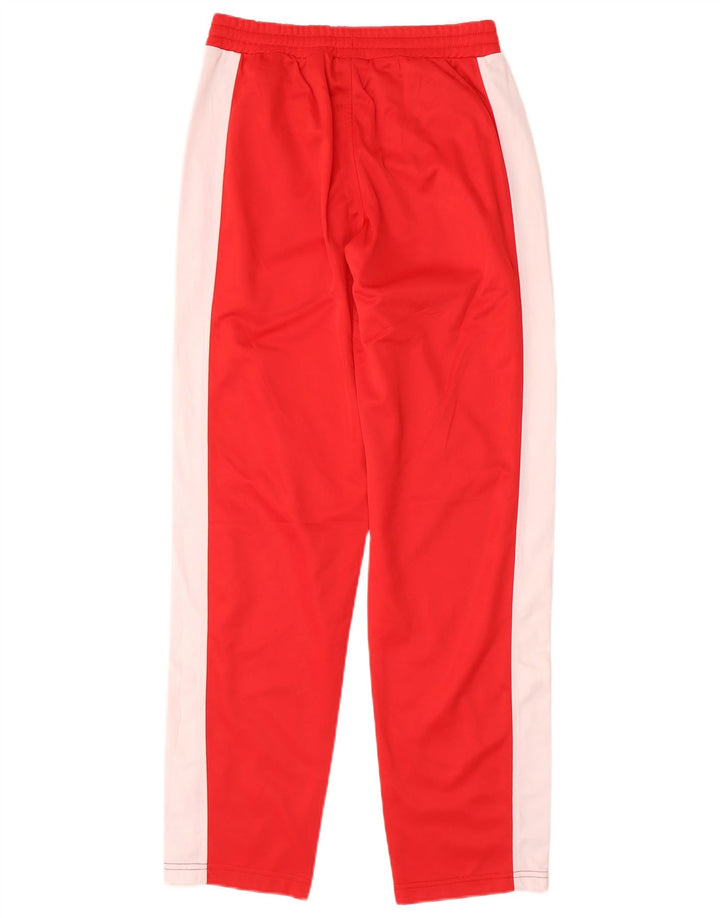 DIADORA Mens Graphic Full Tracksuit Small Red Colourblock Polyester