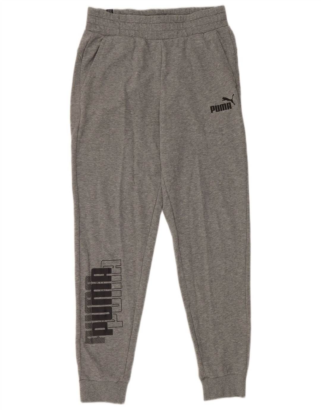 PUMA Herren Graphic Trainingshose Jogger Mittelgrau