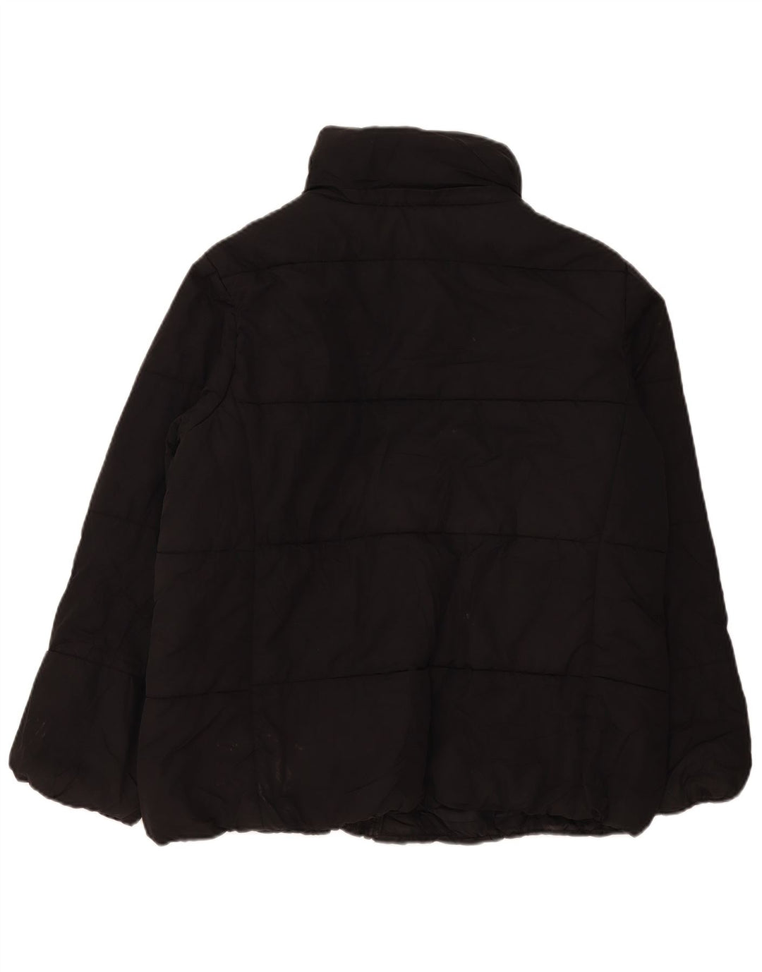 Marks & Spencer Damen Wattierte Jacke UK 18 XL Schwarz Polyester