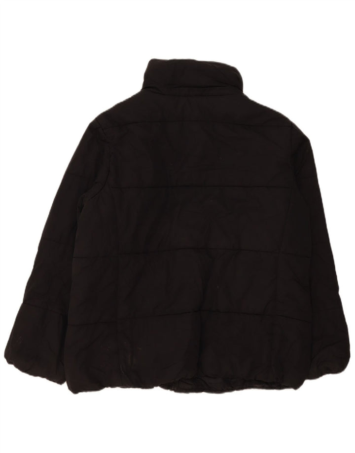 Marks & Spencer Damen Wattierte Jacke UK 18 XL Schwarz Polyester