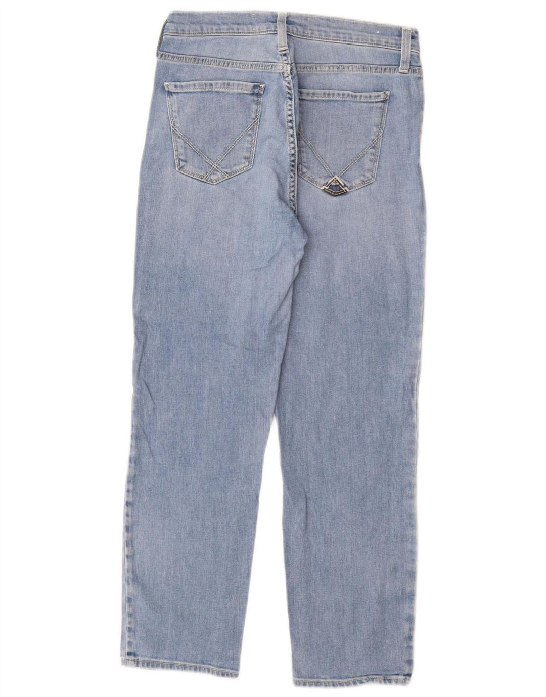 ROY ROGERS Damen-Crop-Jeans W29 L25 Blaue Baumwolle