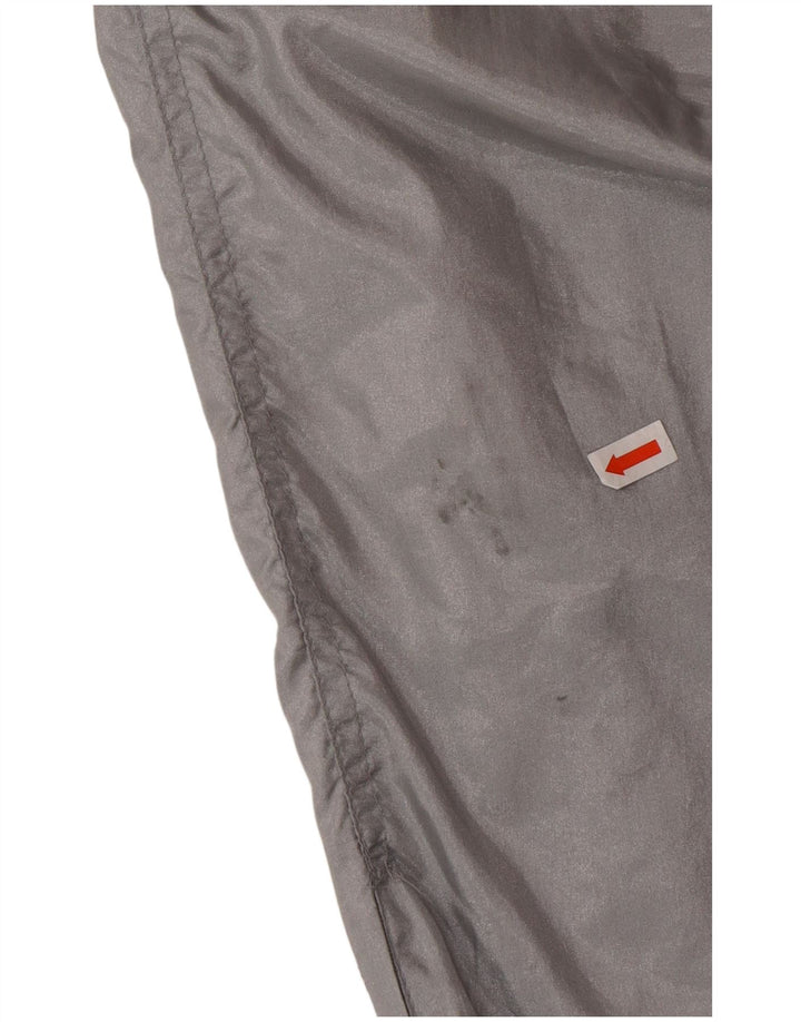 VINTAGE Mens Tracksuit Trousers Joggers Large  Grey Polyester