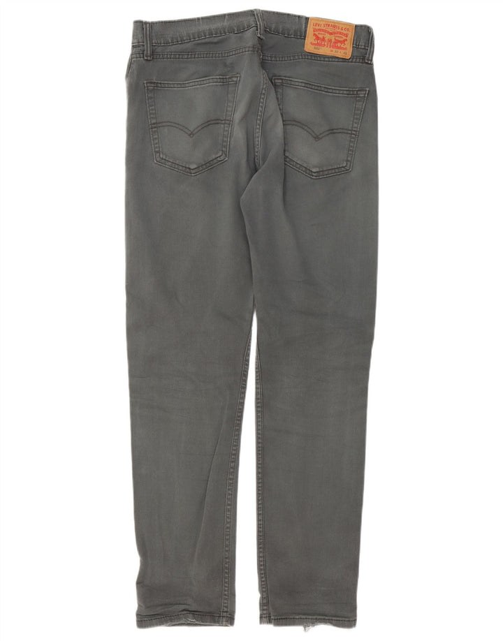 Levi's Herren 502 Tapered Jeans W32 L32 Graue Baumwolle