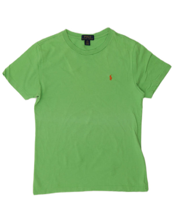 Polo Ralph Lauren T-Shirt-Oberteil für Jungen, 10–11 Jahre, mittelgrüne Baumwolle