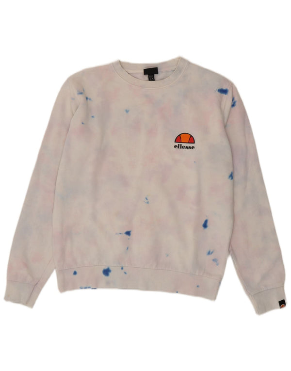 Ellesse Damen-Sweatshirt in Übergröße, Gr. 8, mehrfarbig, Batikfärbung