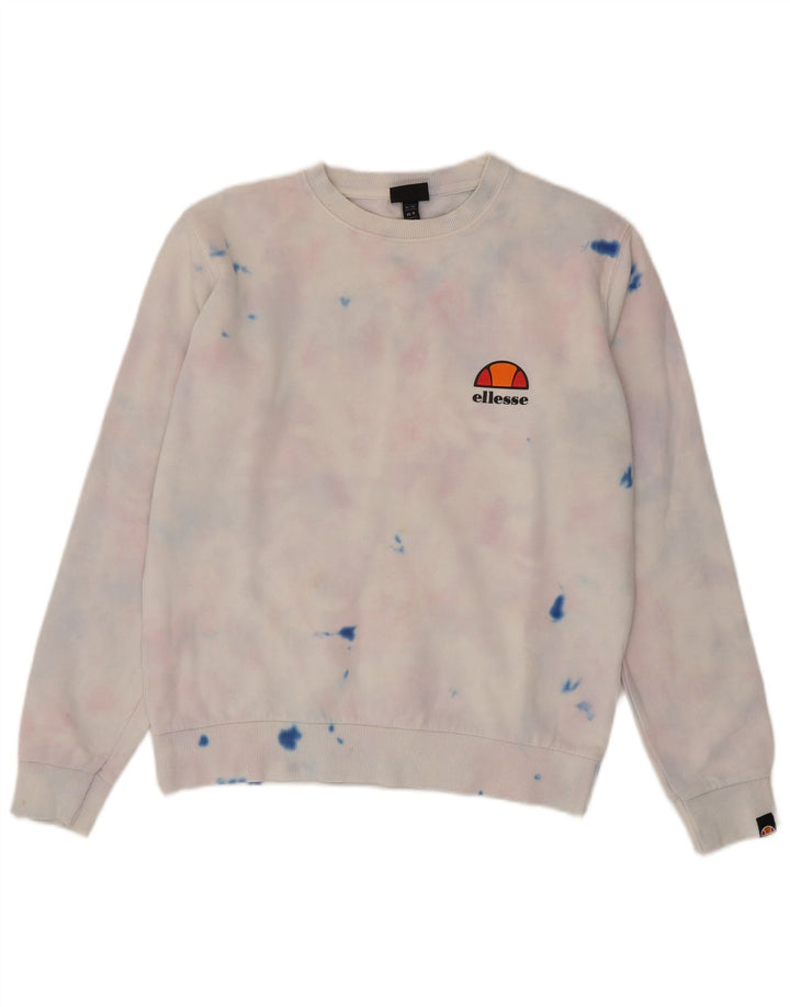 Ellesse Damen-Sweatshirt in Übergröße, Gr. 8, mehrfarbig, Batikfärbung