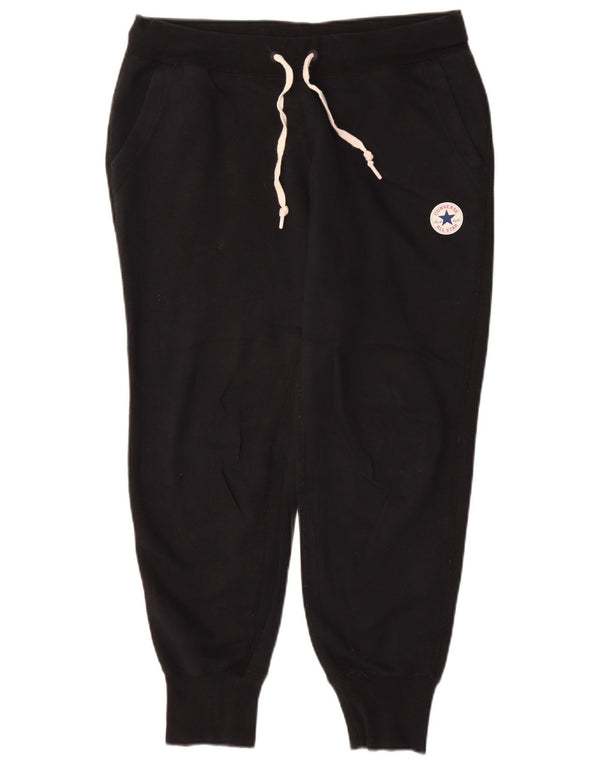 Converse Damen-Trainingshose, Jogginghose, UK 14, mittelschwarz, Baumwolle