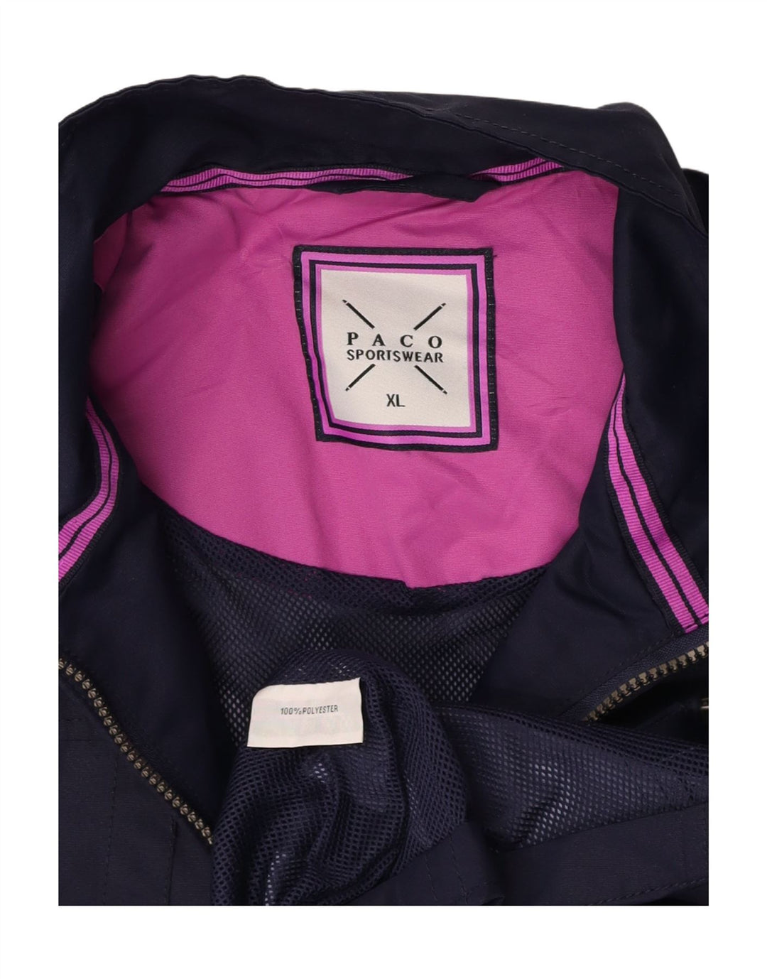 PACO Damen Militärjacke UK 18 XL Marineblau Polyester