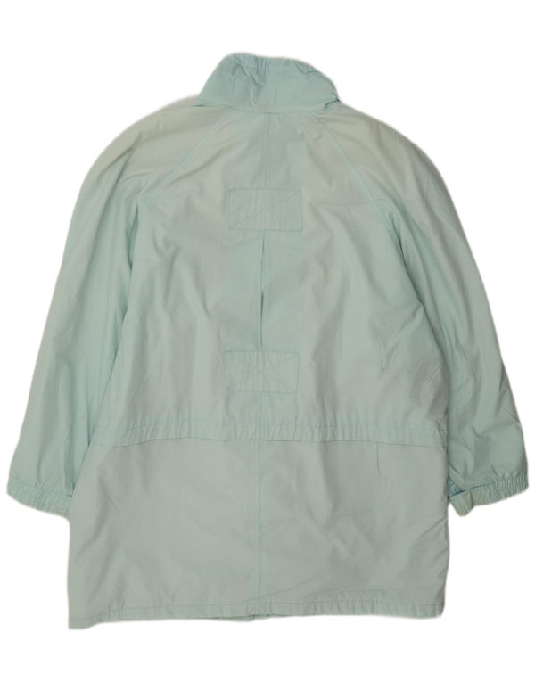 C&A Damen Übergroße Utility-Jacke EU 44 XL Blaues Polyester