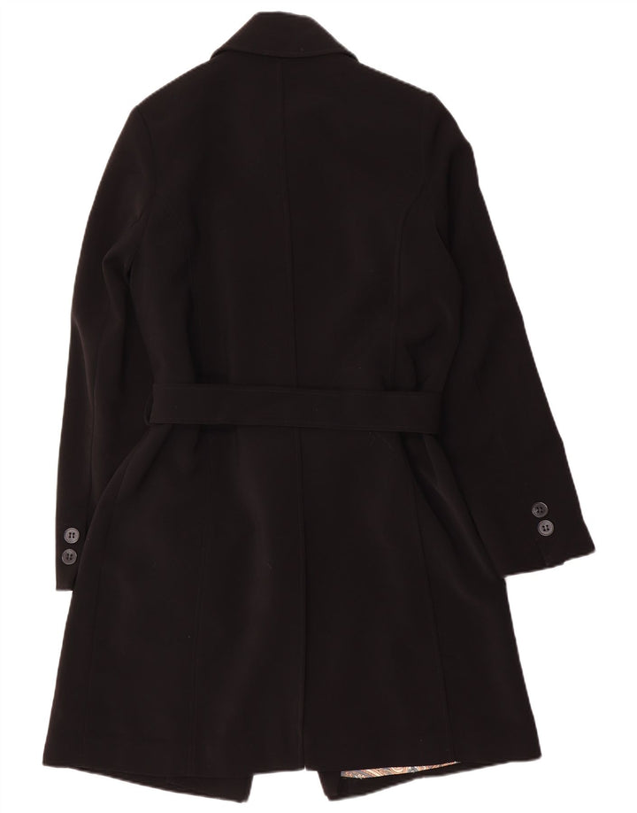 London Fog Damen Übergroßer Mantel UK 6 XS Schwarz Polyester