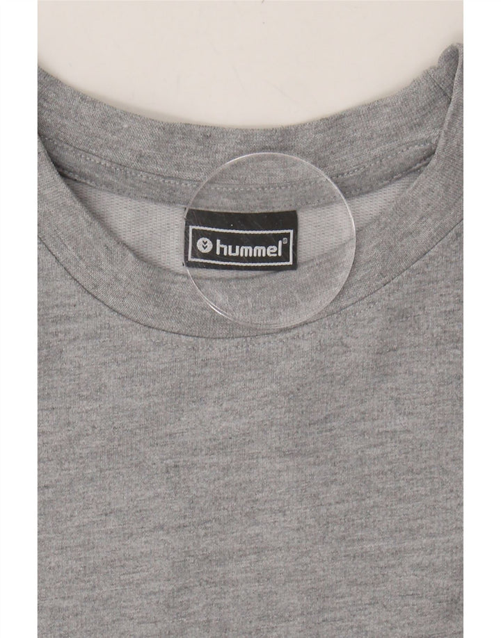 HUMMEL Mens Graphic Sweatshirt Jumper Large Grey Vintage Hummel and Second-Hand Hummel from Messina Hembry 