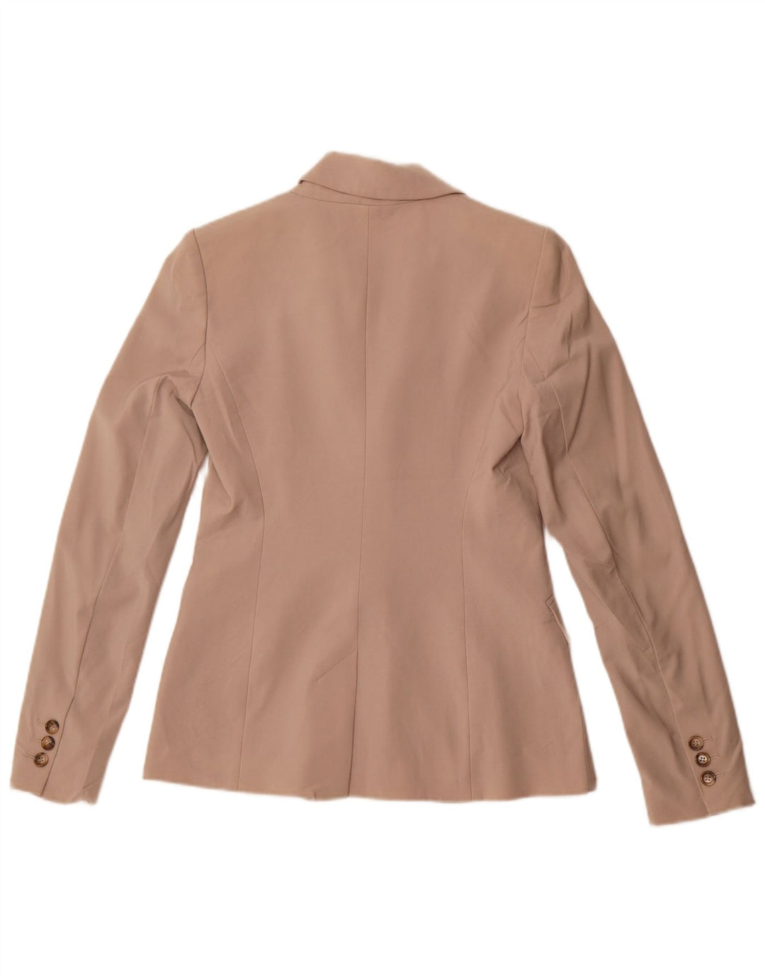 Reiss Damen 1-Knopf-Blazerjacke UK 6 XS Beige Wolle