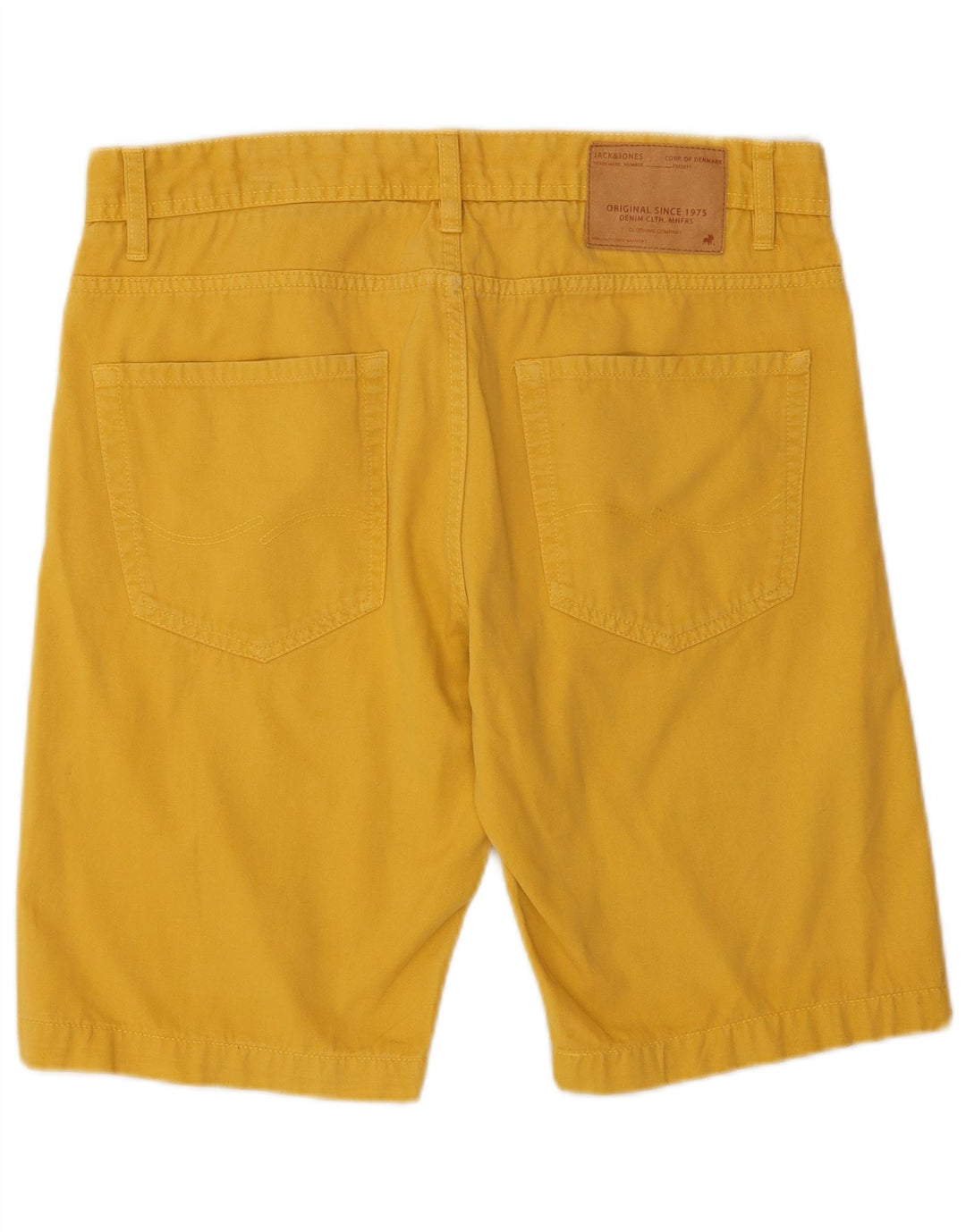Jack & Jones Herren Freizeitshorts Medium W32 Gelbe Baumwolle