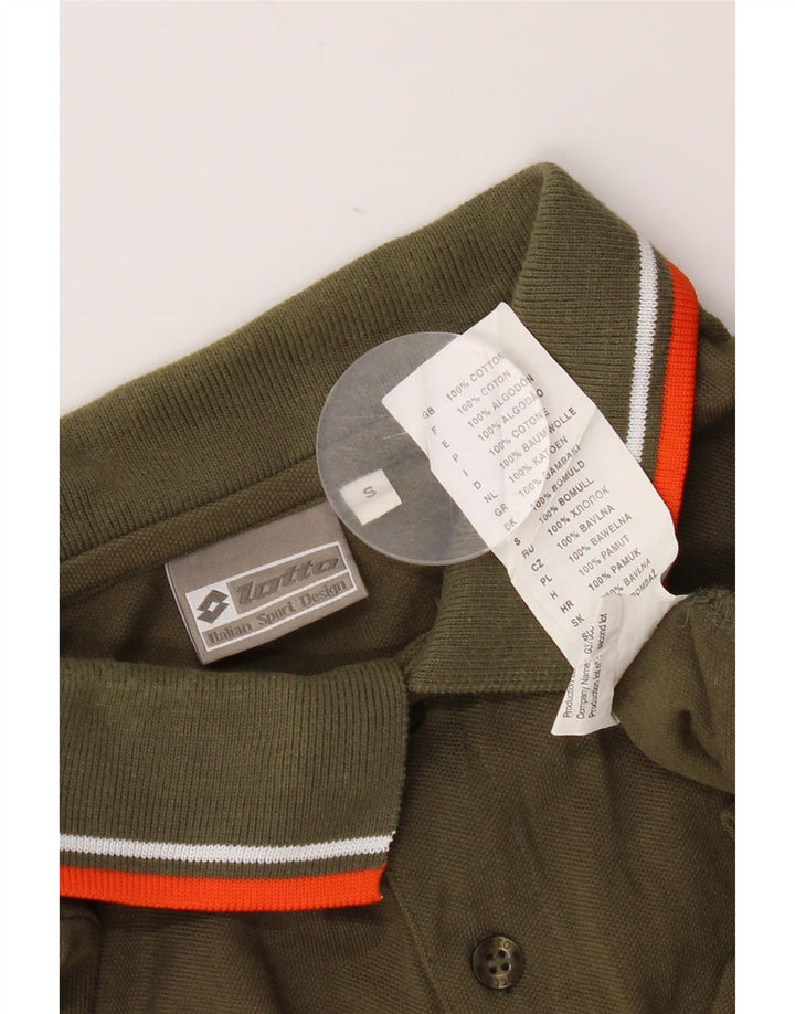 Lotto Herren-Poloshirt, Größe S, Khaki, Baumwolle