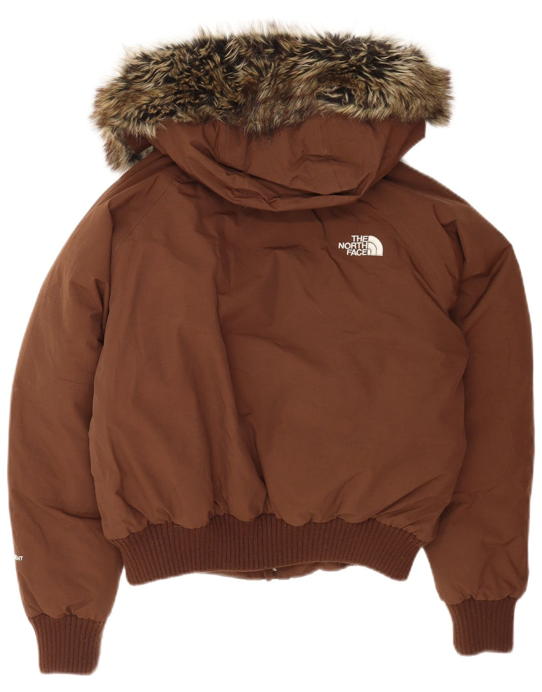 The North Face Damen Übergroße, gepolsterte Kapuzenjacke, UK 10, Größe S, Braun