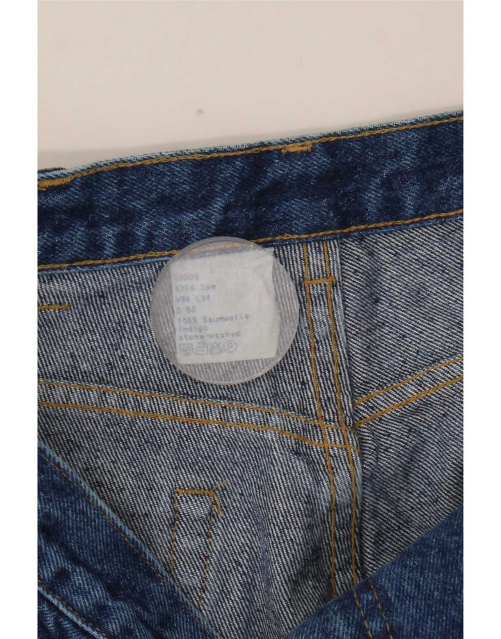 Rancher Herren Straight Jeans W36 L34 Blaue Baumwolle