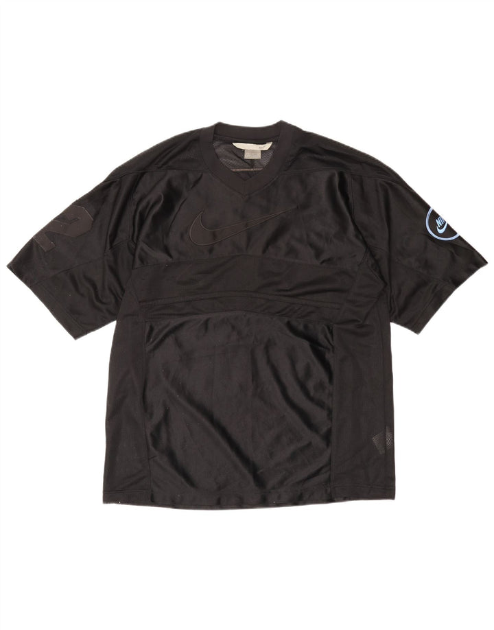 NIKE Herren-T-Shirt mit Grafik, Mittelschwarzes Polyester