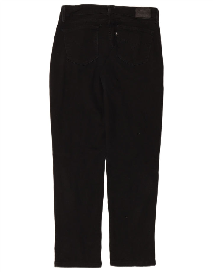 Levi's Damen 712 Slim Jeans W28 L28 Schwarz