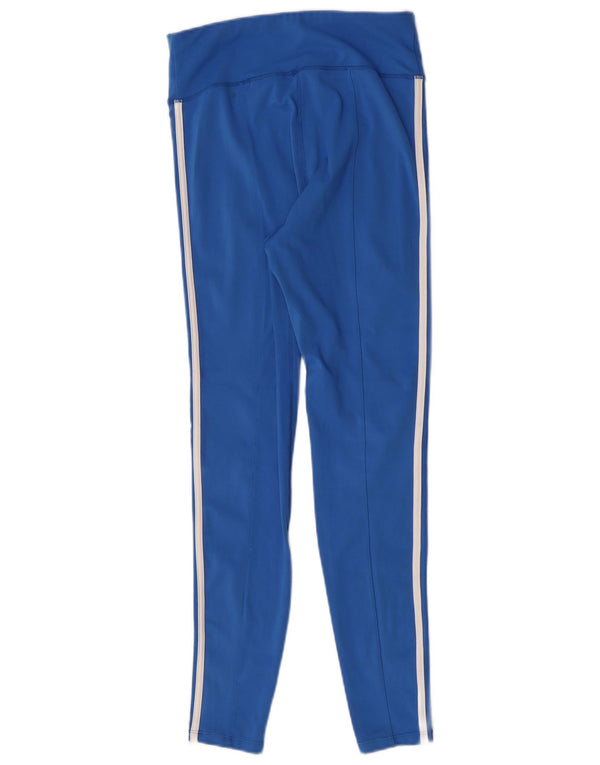 Jack Wills Damen Active Leggings mit hoher Taille, UK 12, Mittelblau, Sport